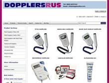 Tablet Screenshot of dopplersrus.com